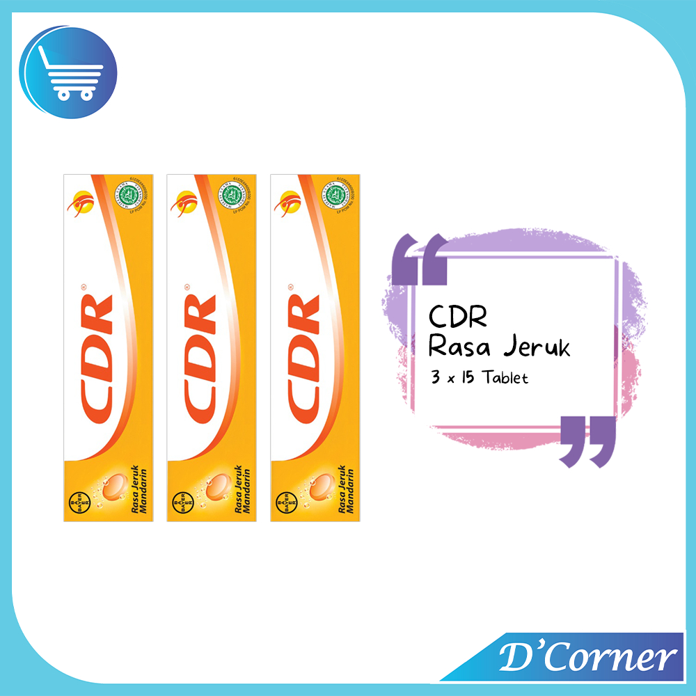Bundling CDR 15 Tablet 3 PCS