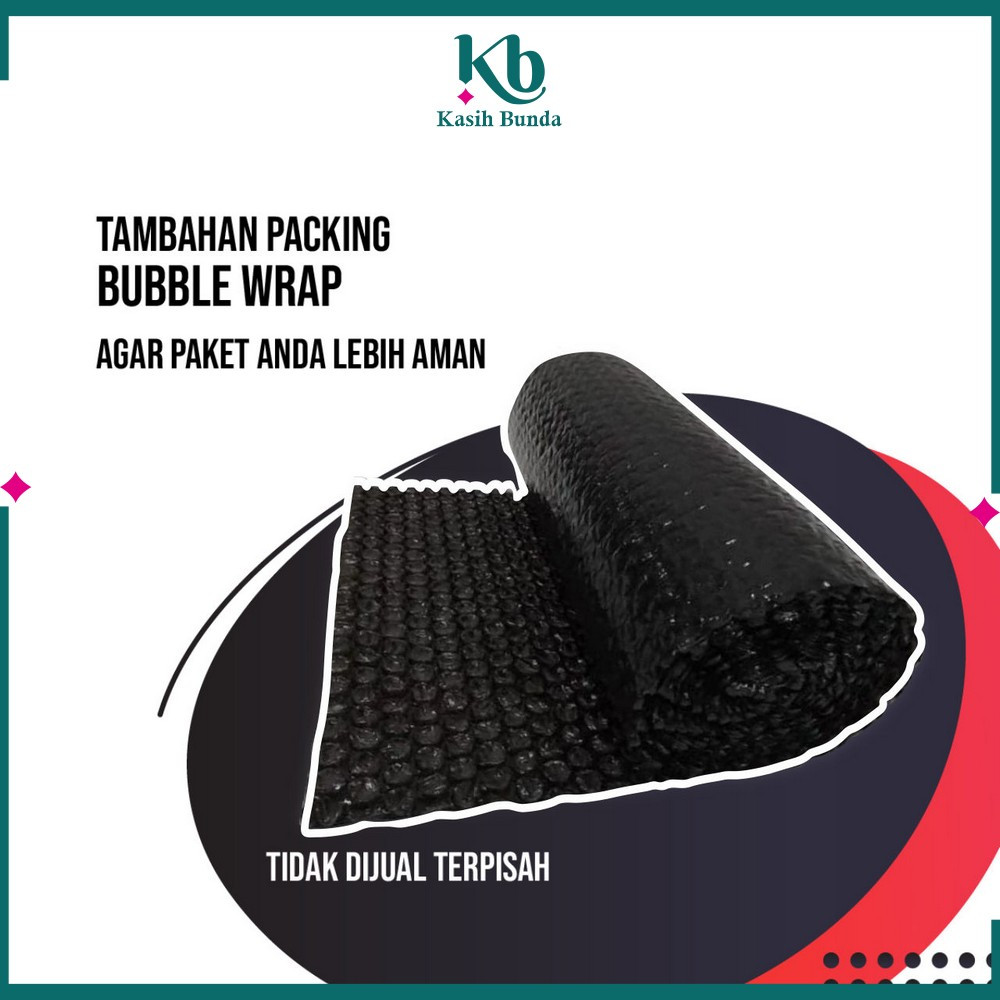 

Tambahan packing Bubble Wrap agar paket lebih aman dan safety BUNDA