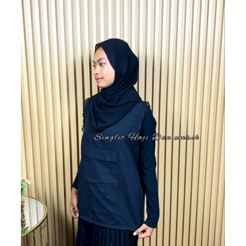 perlengkapan haji dan umroh singlet wanita haji dan umroh rompi haji dan umroh bersaku