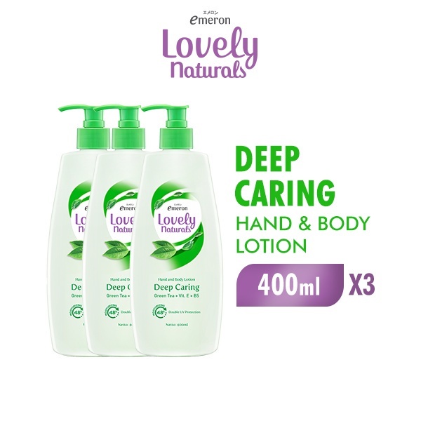 Emeron Lovely Naturals Green Tea 400 ml x3