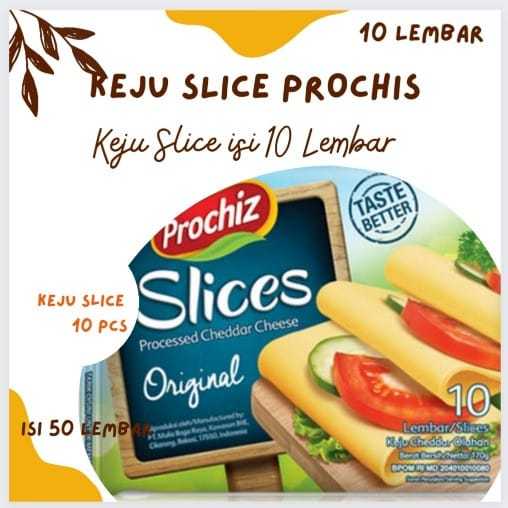 

1 Dus Keju Prochiz - Keju Prochiz Slice - 1 Dus Keju Prochis Slice