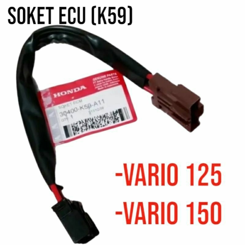 Soket Ecu ECM (K59) buat Motor Vario 125 dan Vario 150.