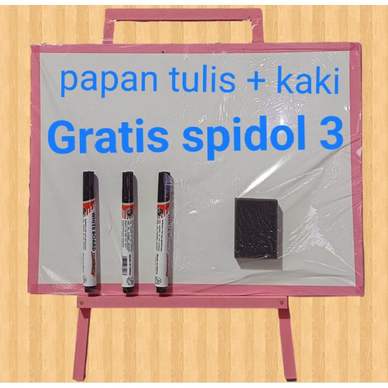 

Papan tulis kaki murah gratis spidol 3 KODE A2K4