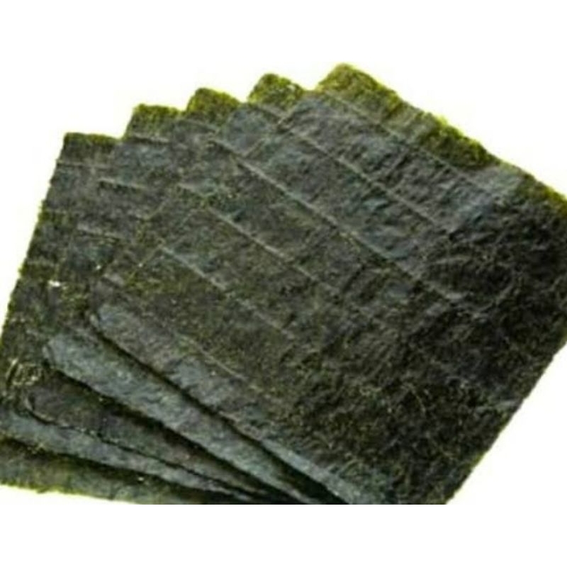 

nori lembar premium isi 5 halal.gurih lentur(sushi nori )