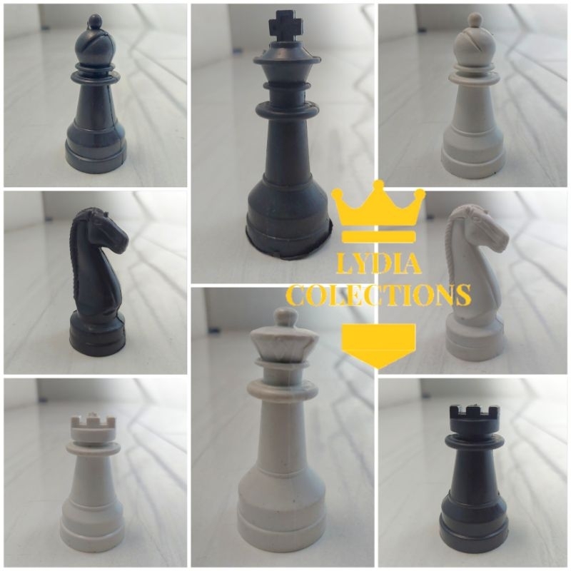 Biji Catur Satuan Ukuran Besar / Biji Catur Plastik