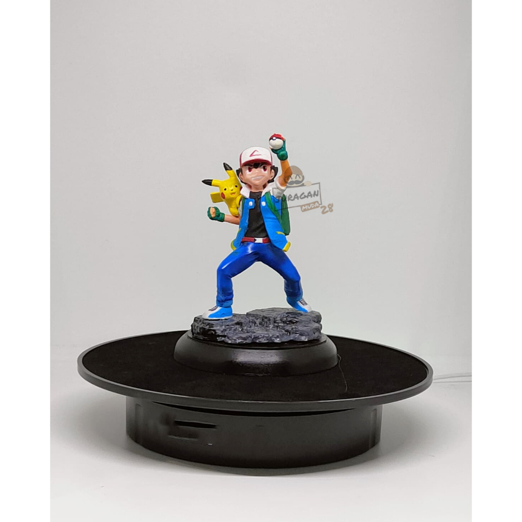 Action Figure Pokemon Ash dan Pikachu 3D Print