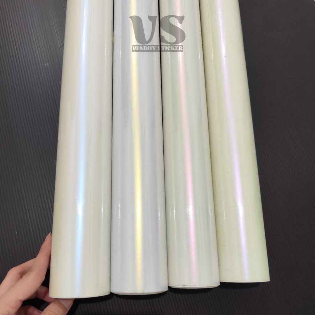 [ROLL] Sticker Skotlet Putih Mutiara Lembayung Biru I Stiker Skotlet Putih Mutiara Lembayung Emas I 