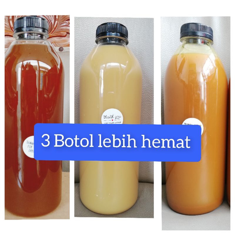 

PROMO JAMU 3 BOTOL (Varian BEBAS) kemasan 1 Liter