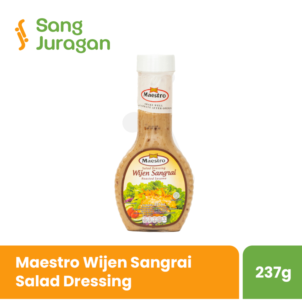 

Maestro Salad Dressing Wijen Sangrai / Roasted Sesame Dressing Botol 237 ml