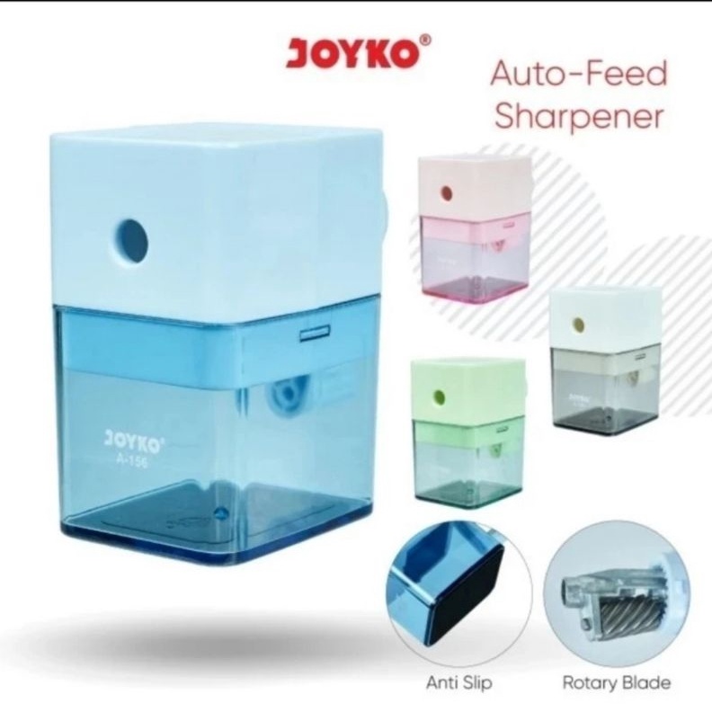 

SERENTAK Sharpener Anti Slip JOYKO A156 Serutan Putar Rautan Pensil A 156