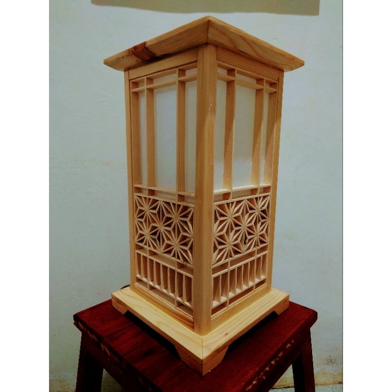 lampu kamar/lampu sudut model kumiko