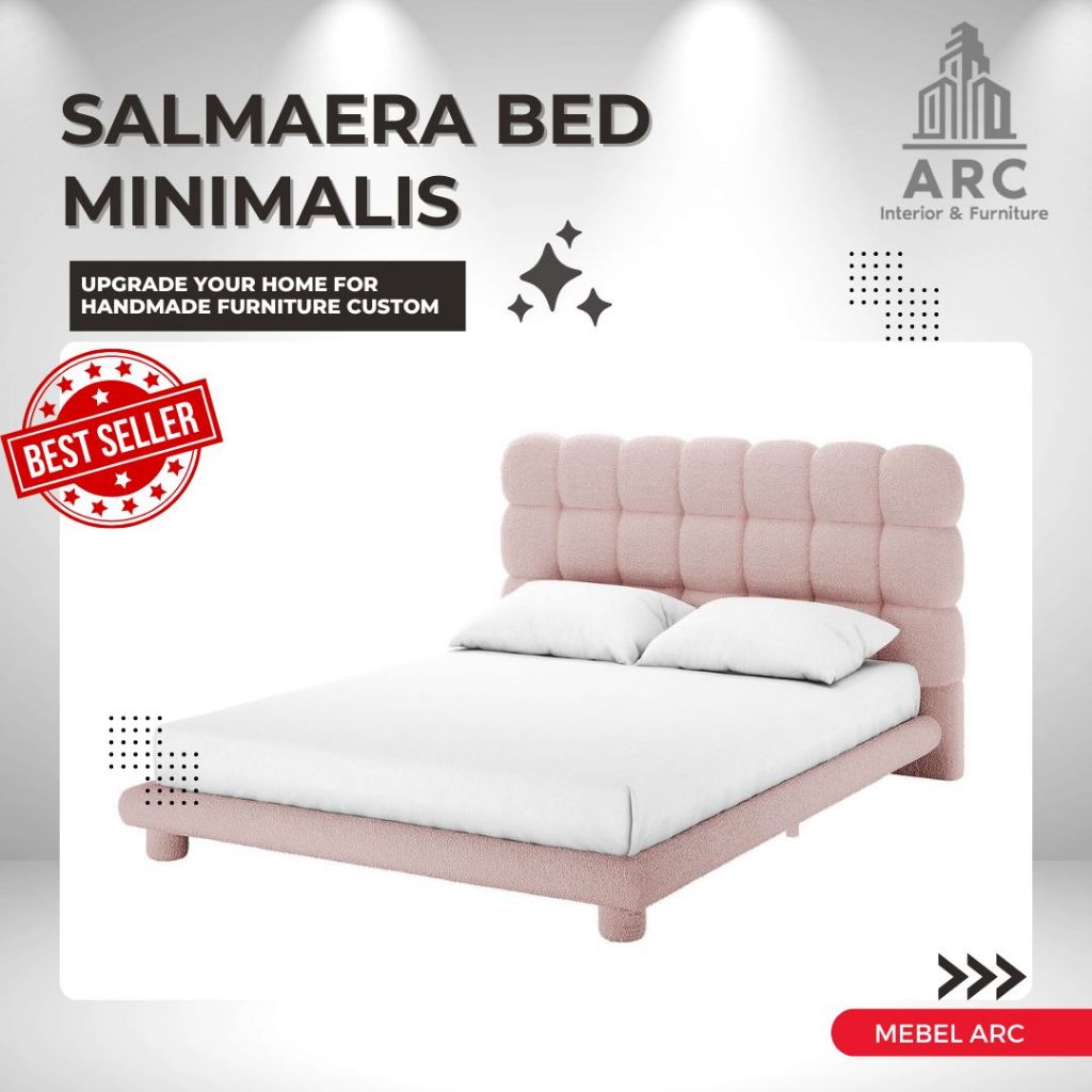 Dipan Kayu Jati 200 x 180 cm Minimalis / Dipan Tempat Tidur Minimalis