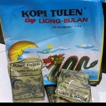 

Kopi Liong bulan tanpa gula 1pak isi 30 ×8gr