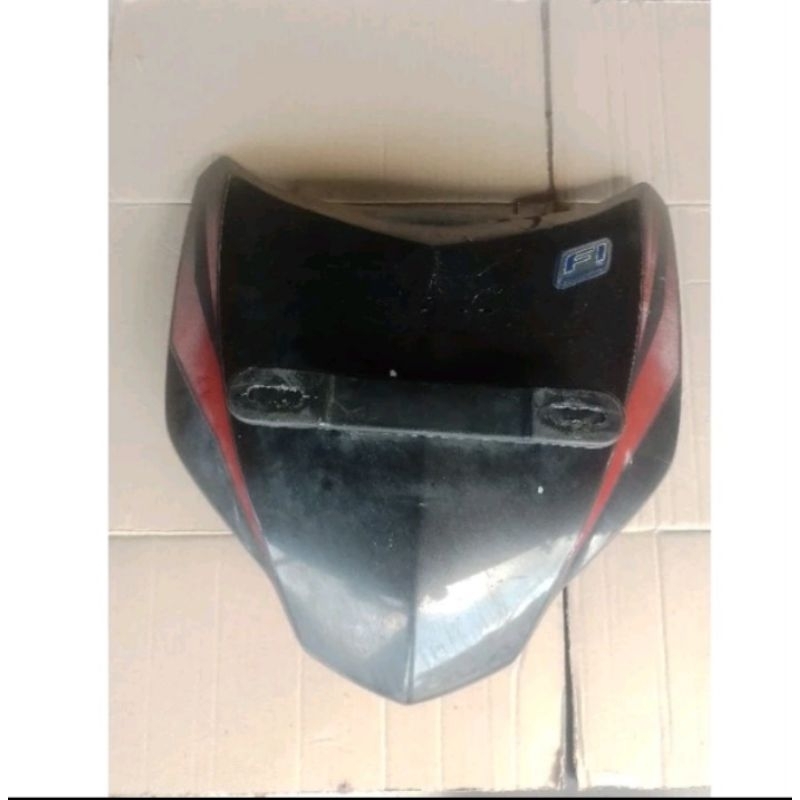 TAMENG PANEL DUDUKAN PLAT NOMOR HONDA SUPRA X 125 HELM IN ORIGINAL COPOTAN