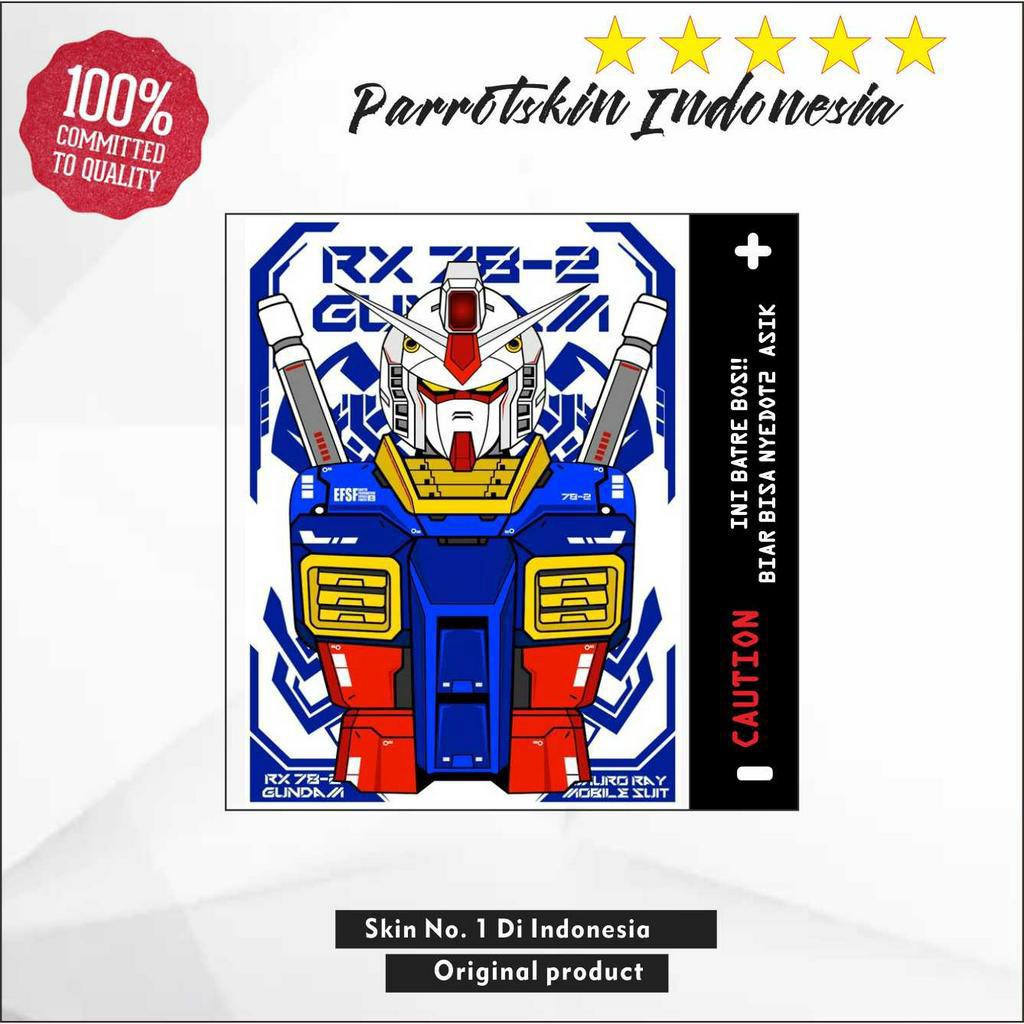 

GEBYAR PROMO Stiker Satuan Garskin Wrap Baterai Gundam Edition Bisa custom