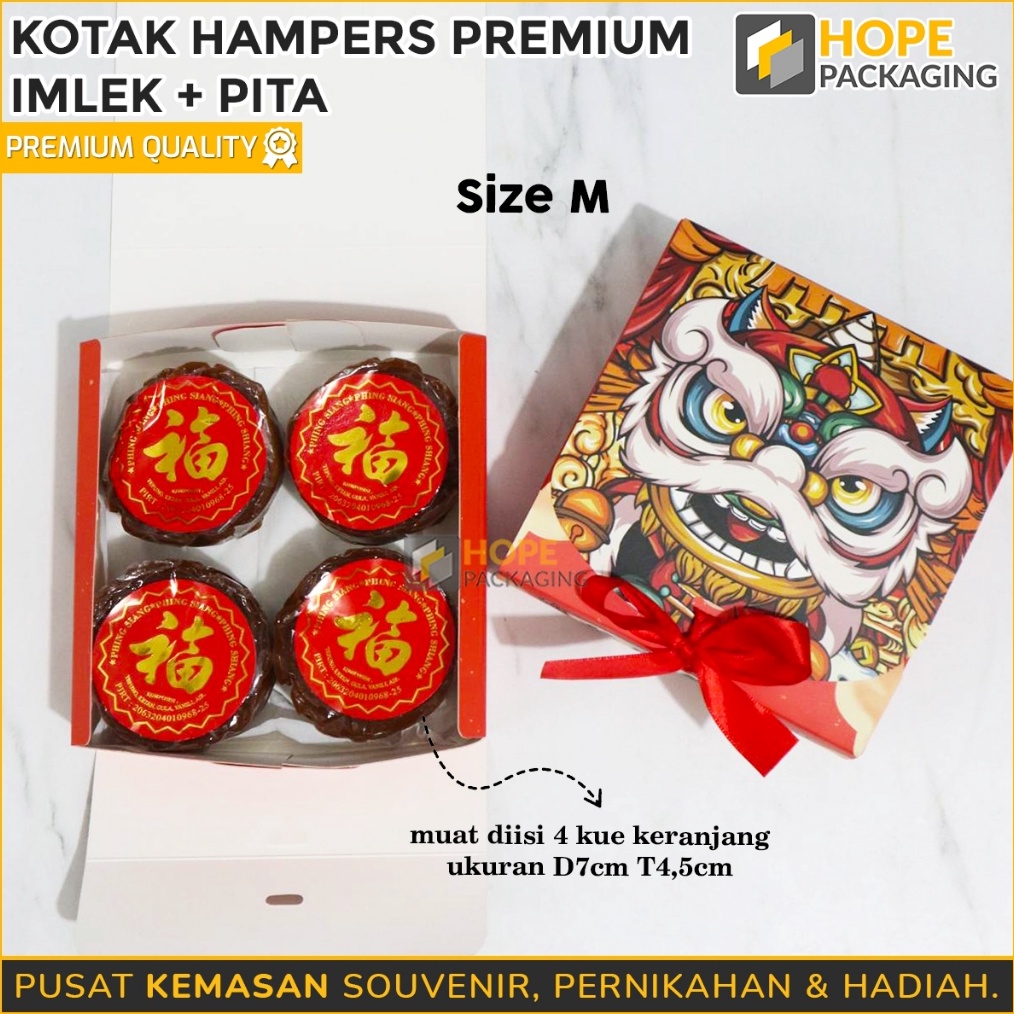 

WAH Box Kardus Imlek Kotak Hampers Premium Pita Box Kado Kotak Hampers Kotak Kado Naga Box Kotak Souvenir Box Hadiah Imlek Box Souvenir Kue Keranjang