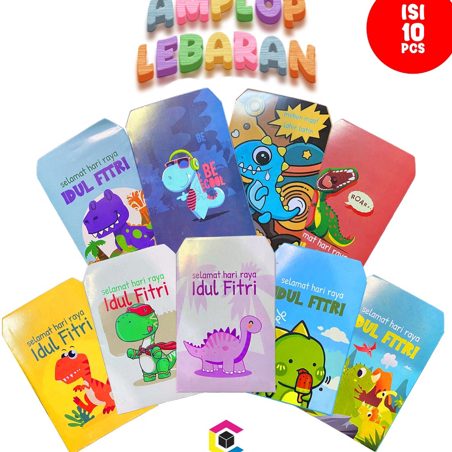 

Gila Amplop Lebaran Anak Karakter Dino lucu Amplop THR Lebaran Lucu Unik Aesthetic Premium Exclusive Limited Edition Caldera Digital Printing