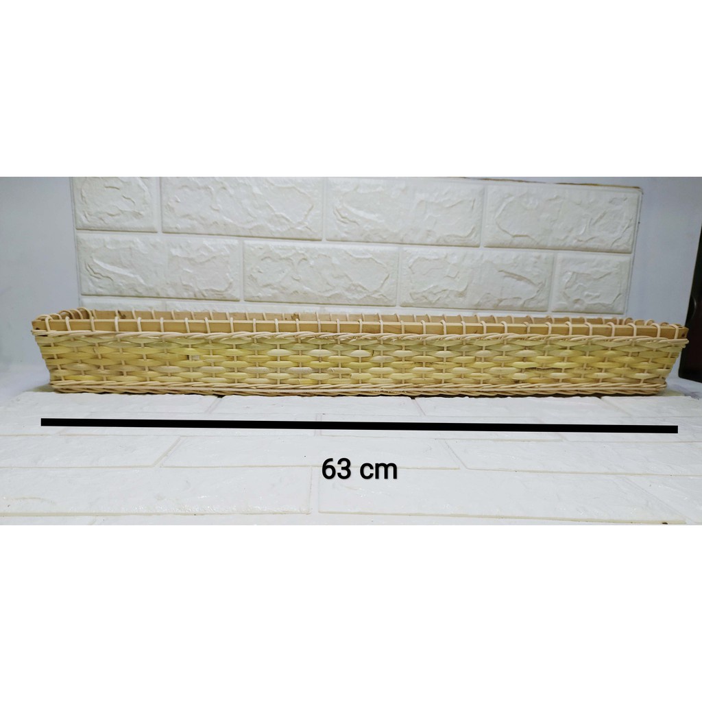 

FLASH SALE Keranjang Rotan Renda Panjang 63 cm Souvenir Kado Parcel Hadiah Gift