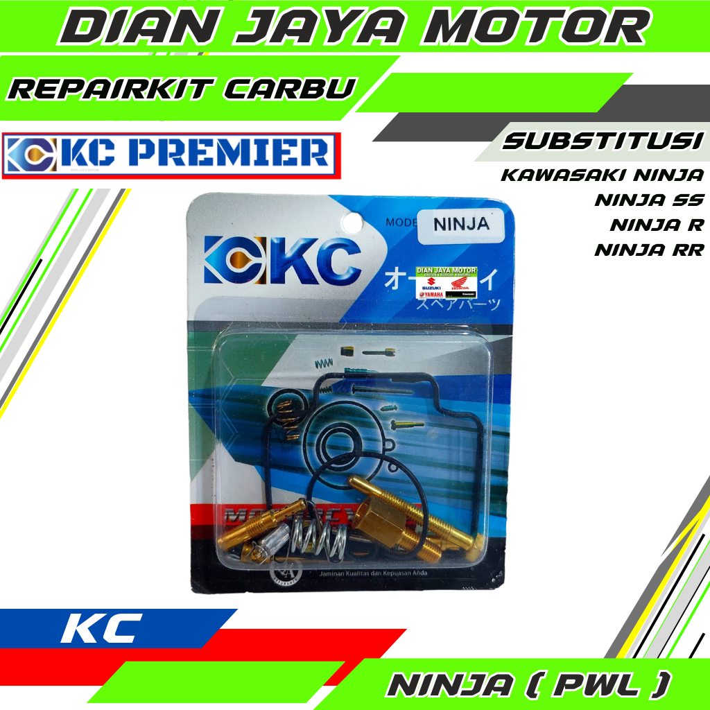 Repairkit Karbu Ninja R Ninja ss Ninja RR KC Premier Reparkit Karbu PWL Ninja SS Ninja 2Tak DJM Dian