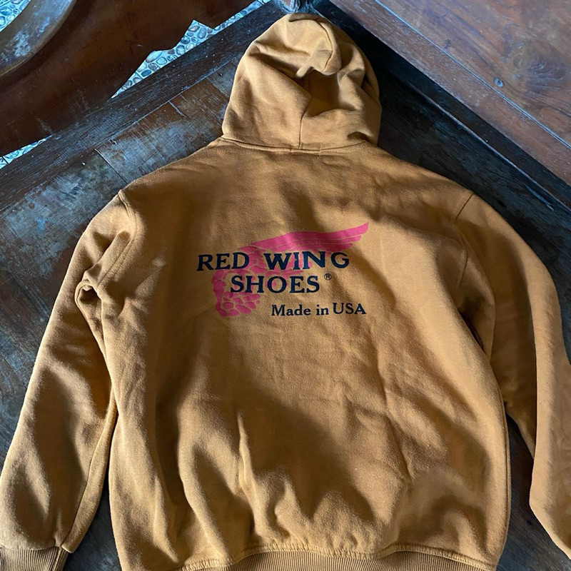 hoodie red wing shoes cotton