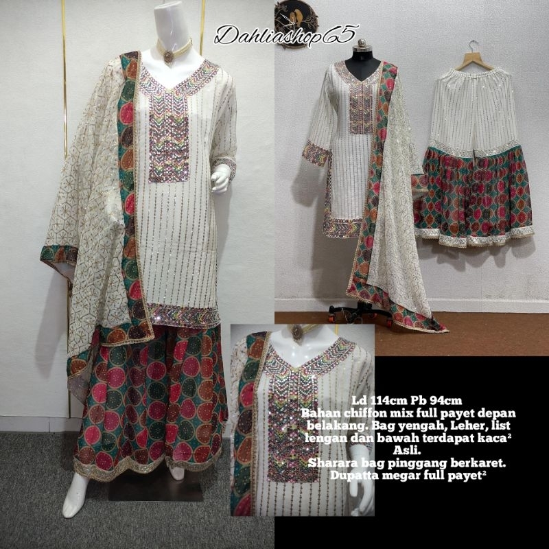 Ready Baju India PO Celana Sharara (K.003)(K.012)