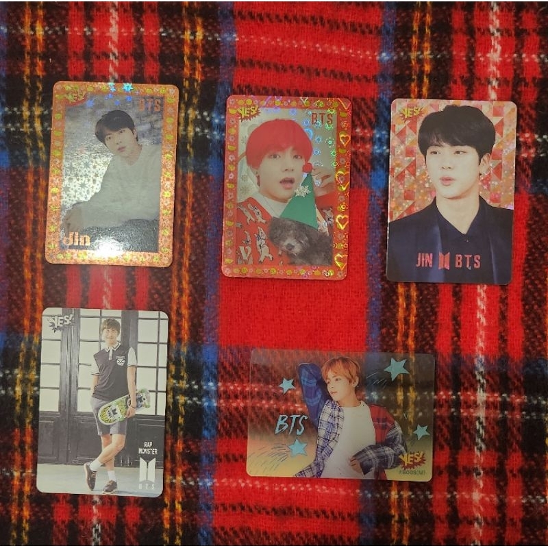 Ready Stock Yescard BTS Namjoon Jin Taehyung