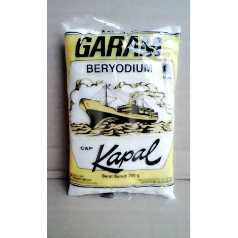 

GARAM KONSUMSI BERYODIUM CAP KAPAL 250 g