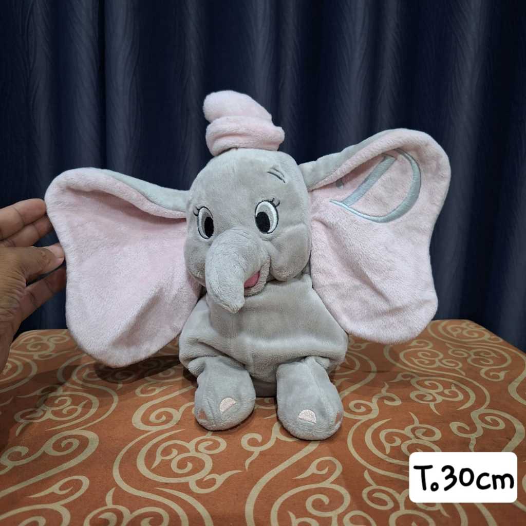 Boneka Gajah Dumbo Sedang Original Disney Cantik Lucu
