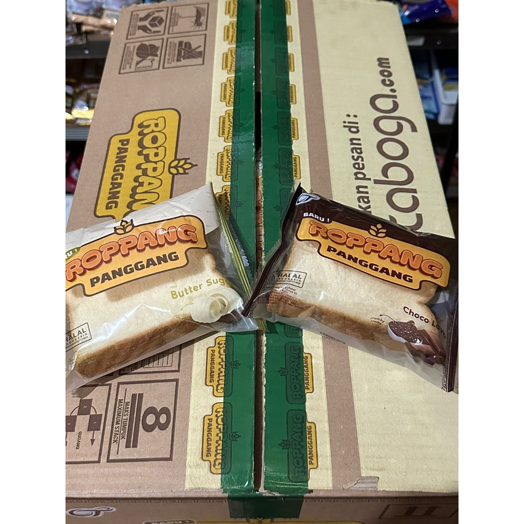 

ROPPANG OT BY ORANG TUA GROUP ROTI PANGGANG RASA CHOCO LAVA BUTTER SUGAR 65GR