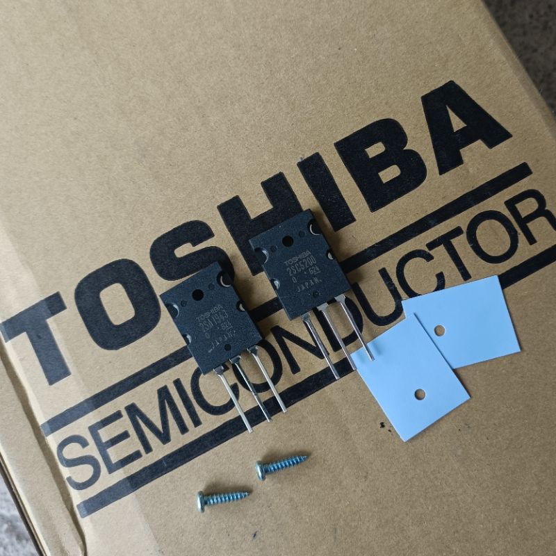 Tr final Toshiba lot 524 original Japan  kualitas bagus per set komplit siap rakit