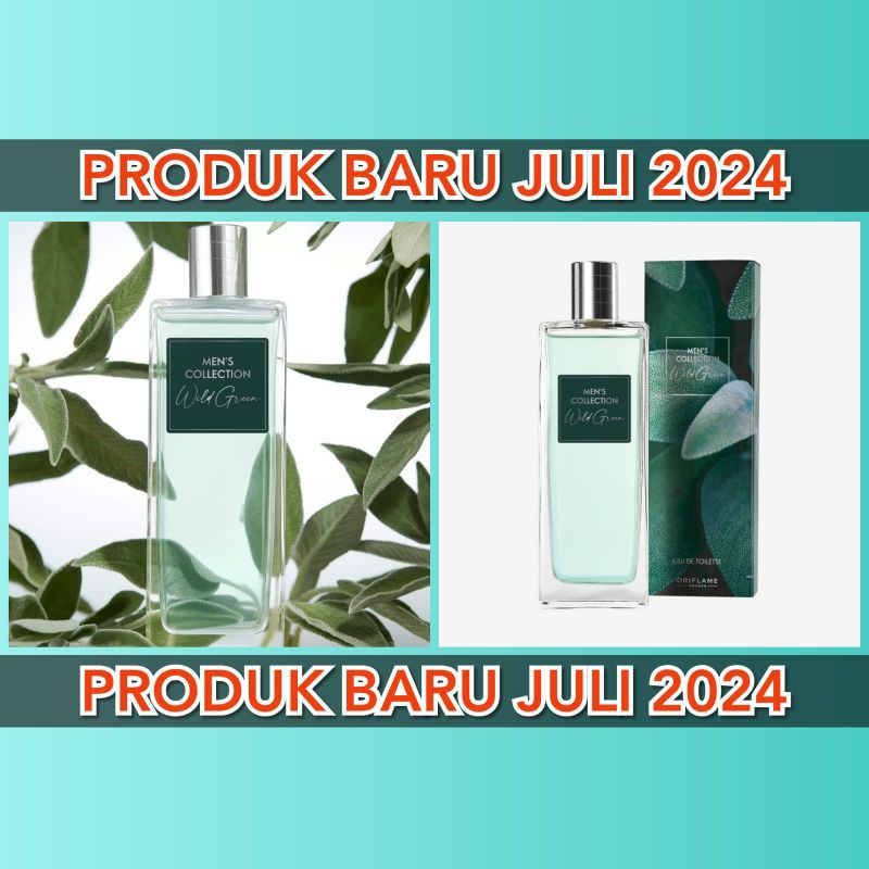 PRODUK BARU JULI 2024 MENS COLLECTION WILD GREEN DARK WOOD KEMASAN TERBARU MEI 2024 MENS COLLECTION 
