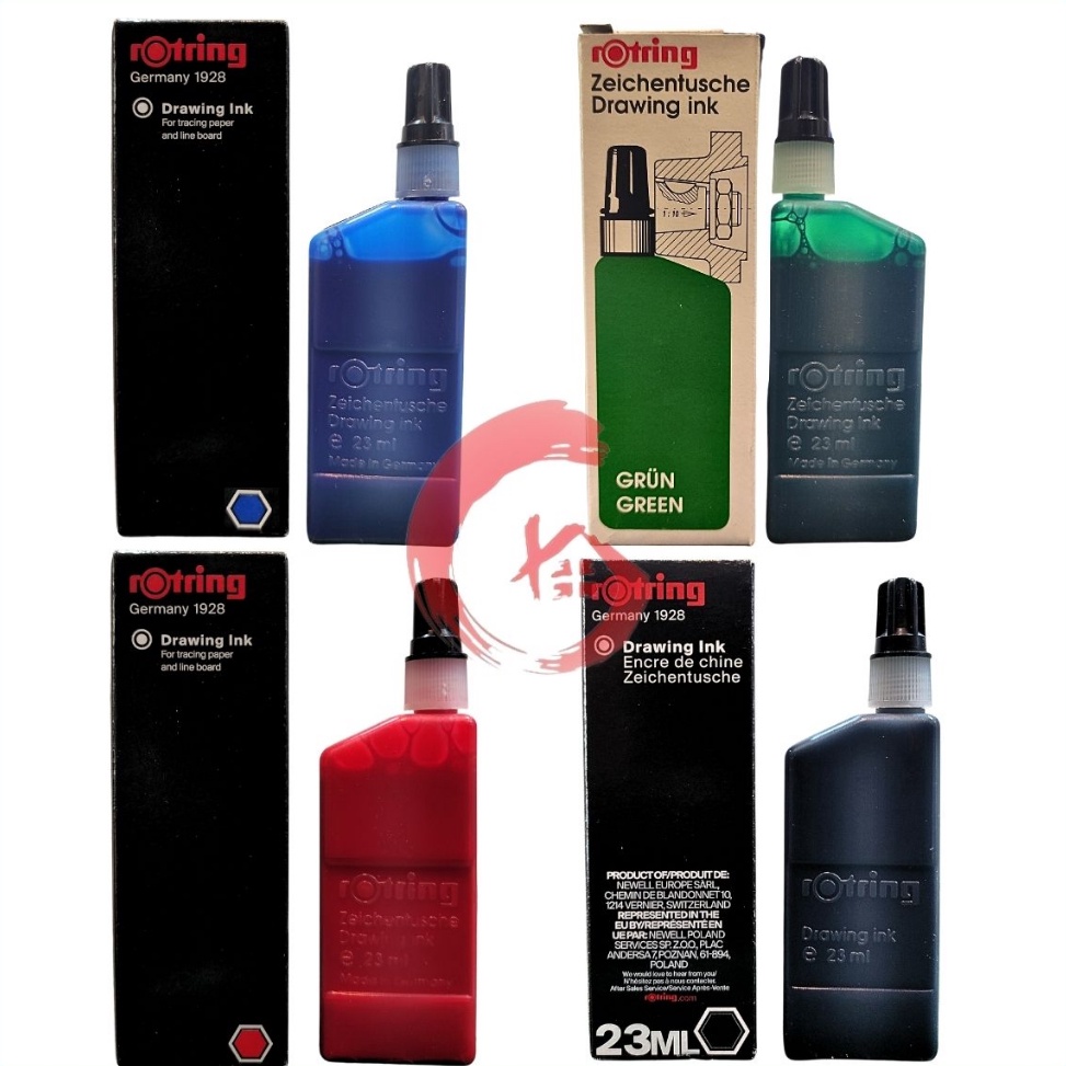 

Rotring Drawing Ink Refill Tinta Rapido KODE W7U7