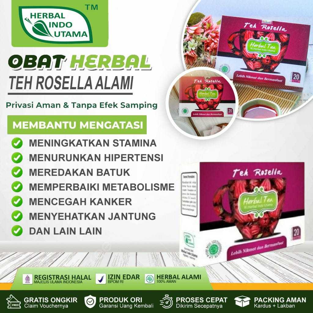 

Teh Celup Bunga Rosela isi 20 kantong Herbal Premium 100% Original