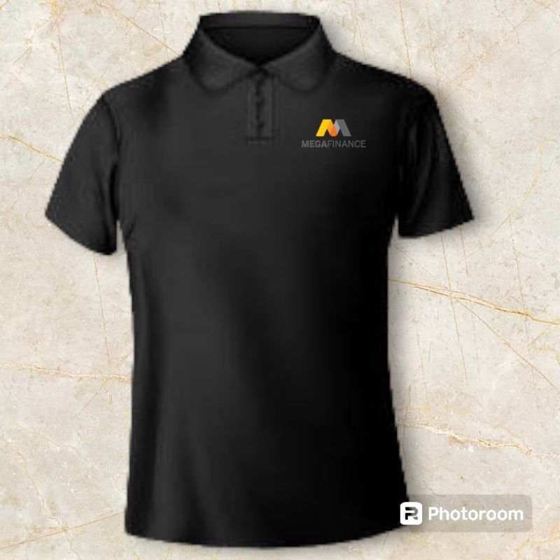Kaos Krah Mega Finance Baju Finance Hitam Lengan Pendek