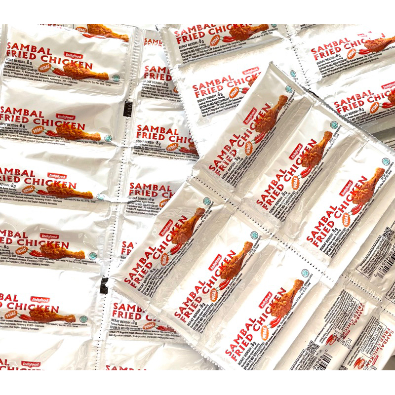 

Indofood Saus Sambal Fried Chicken 1 Renceng isi 24pcs