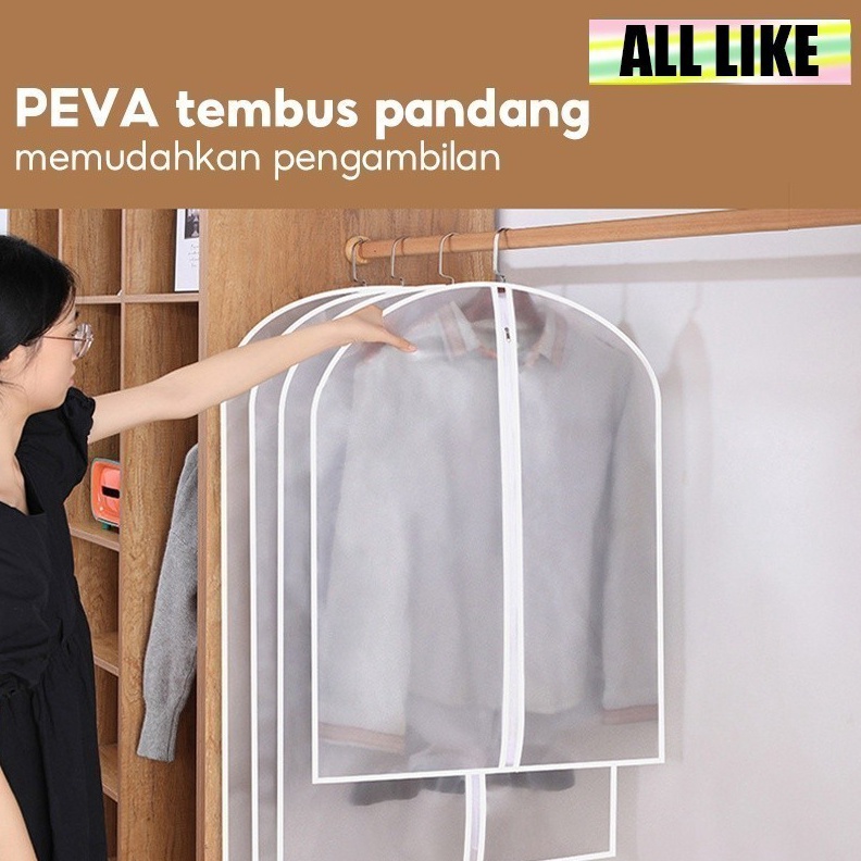 TOP ALL Like Plastik Gantungan Baju  Plastik Jas Gantung  Penutup Anti Debu Gantungan Baju