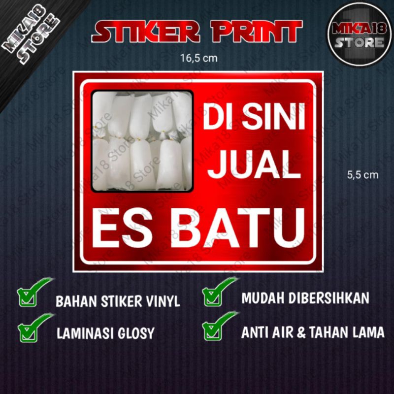 

STIKER WARUNG JUAL ES BATU