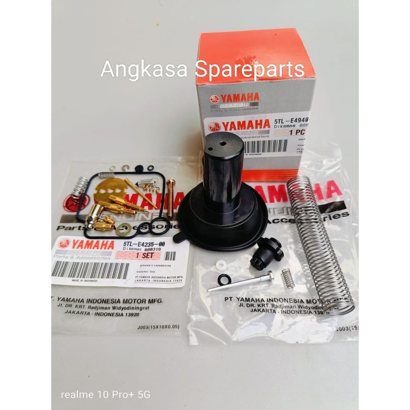 Repair Kit Reparkit + Karet Vakum Karburator Mio Sporty Mio Smile Mio Soul Fino Karbu 5TL