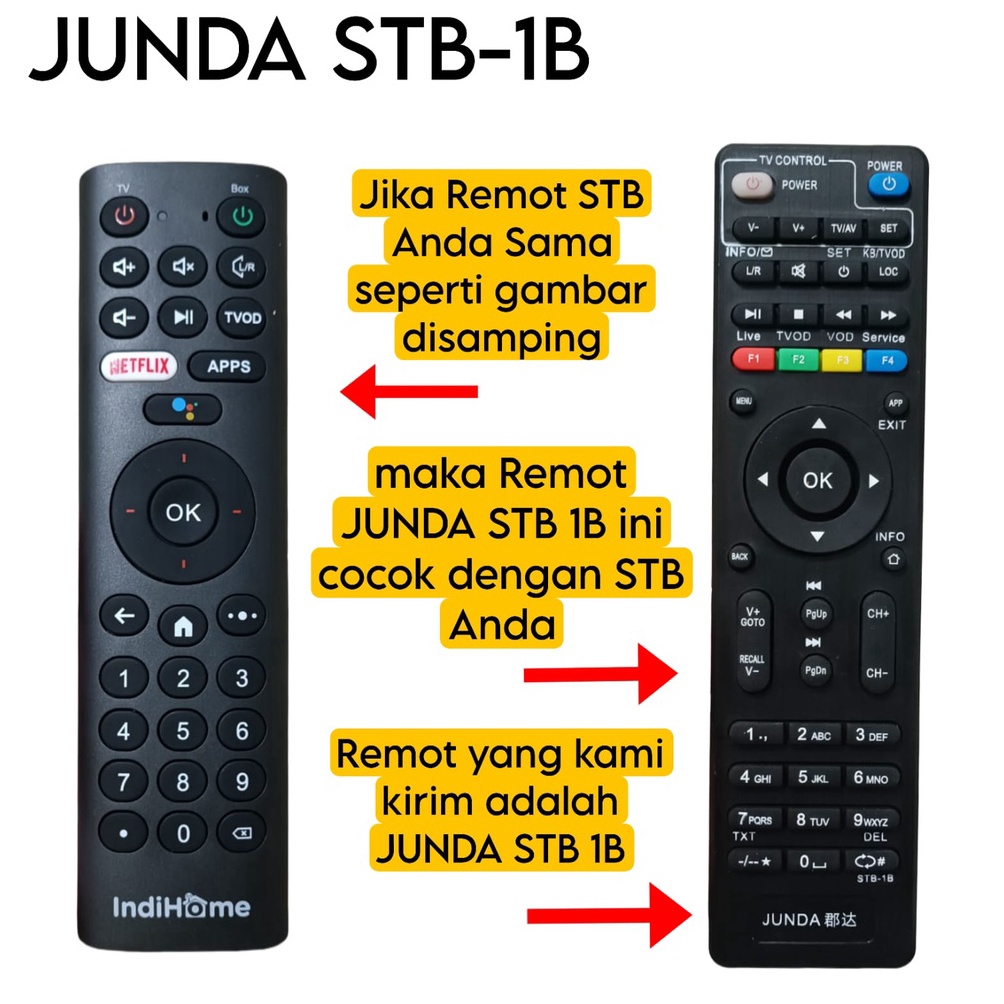 SERU REMOTE ZTE STB INDIHOME FIBERHOME HUAWEI MY REPUBLIC MNC PLAY MNC VISION KVISION FIRST MEDIA OX