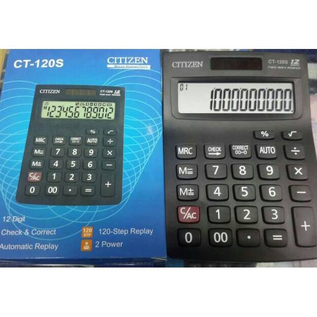 

SPONTAN CITIZEN CT12S KALKULATOR CHECK CORRECT CALCULATOR DESKTOP CT12S