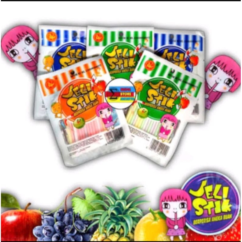 

10Pc Permen Jelly Stik Pendek