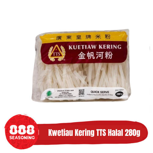 

KWETIAU/ RICE NOODLES TTS JIN FAN HO HUN (Kwetiau Kering TTS) 280g