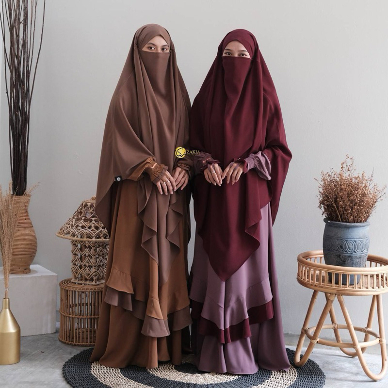 Zakia Muslimah wear | Amira series | Gamis set