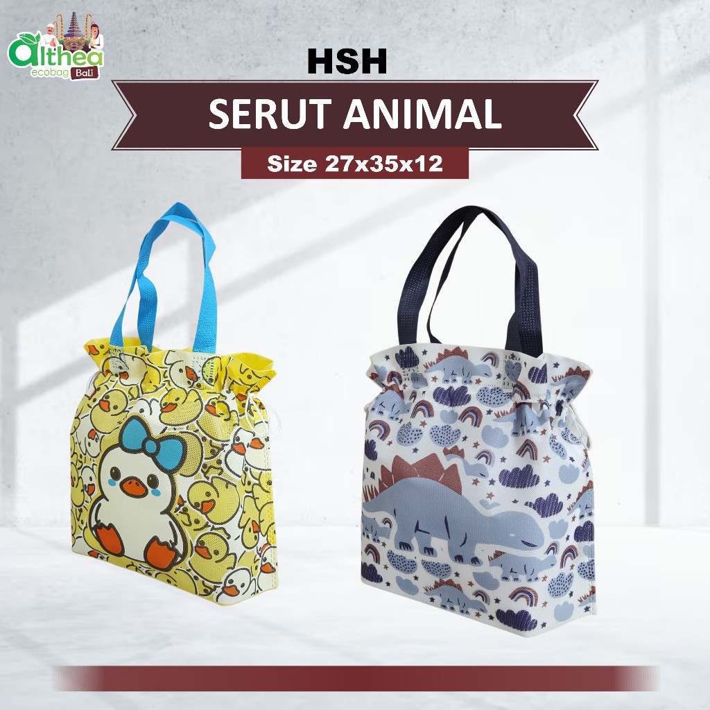 

Tas Ulang Tahun Anak Goodie Bag Birthday Animal Serut Tas Bento Birthday Tas Hampers Birthday 27X35X12