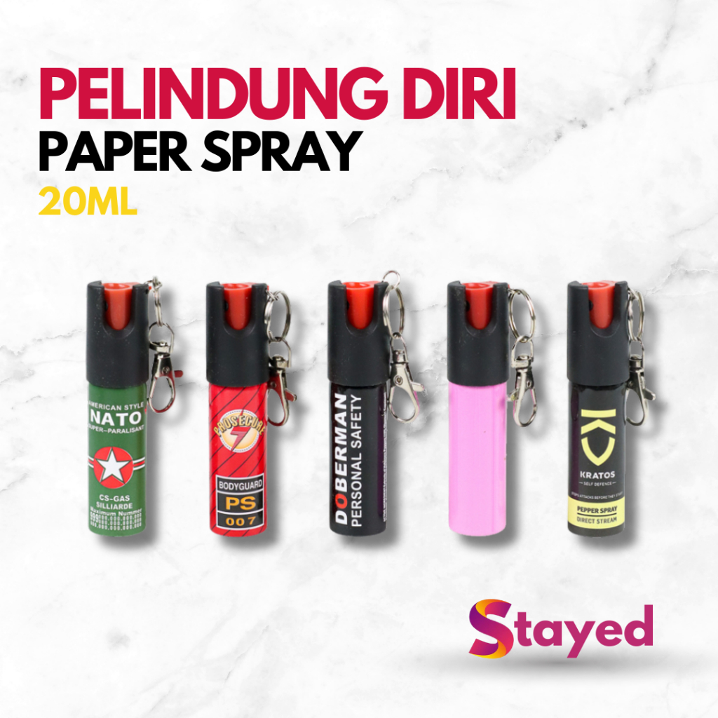 

JA Guard Semprot Lada Perlindungan Diri Pepper Spray 20ml - PS007