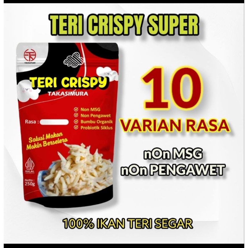 

ikan teri crispy super 250gr