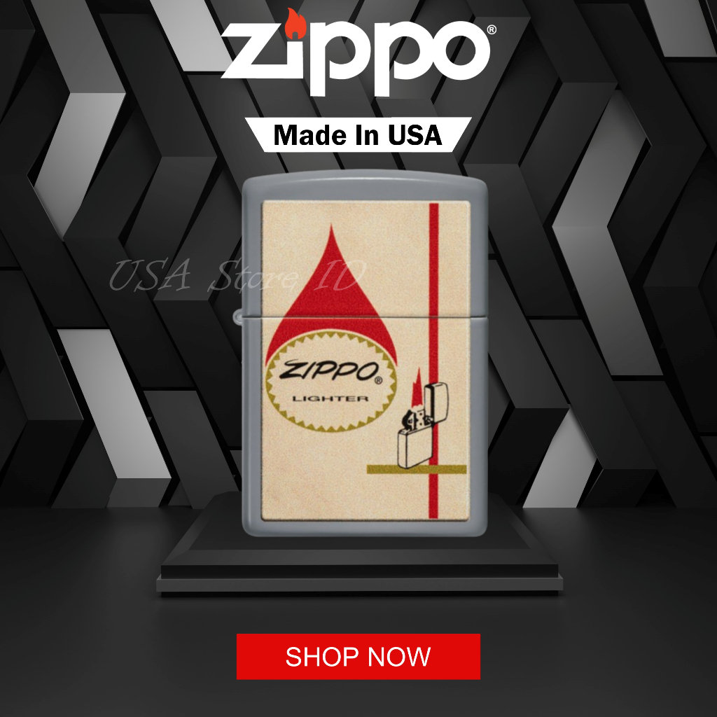 Korek Zippo Retro Lighter Design 48496 Original Made In USA