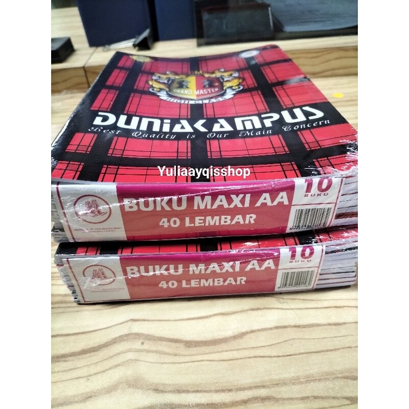 

YU Buku Tulis Kwuarto/ Maxi Campus Merk AA 1pak ( isi 10pcs )