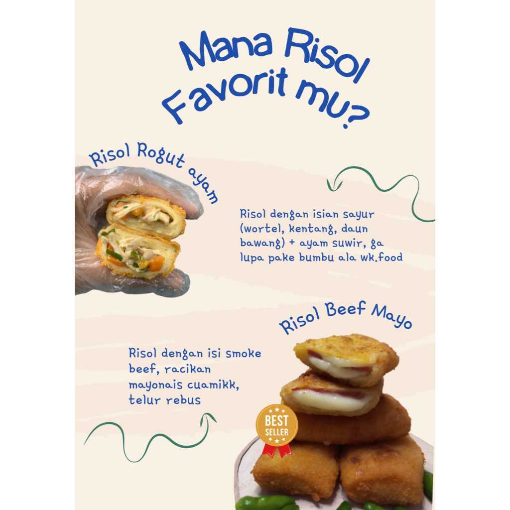 

Risol mayo, risol ayam