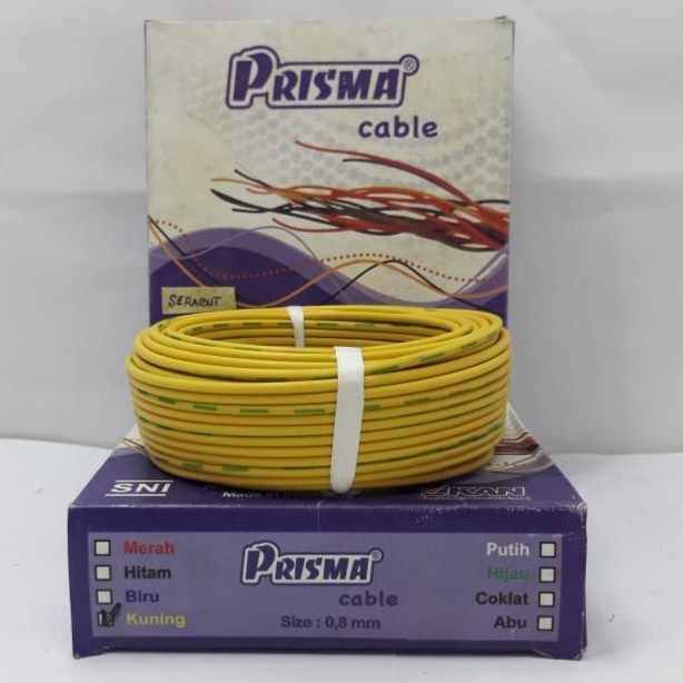 KABEL NYAF 0.8MM PRISMA/ROLL (20 Meter)